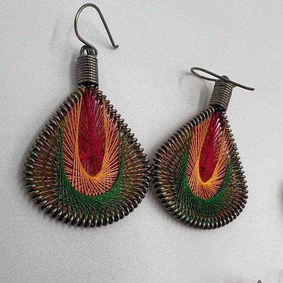 Set of 3 Thread Earrings - Picture 8 of 8